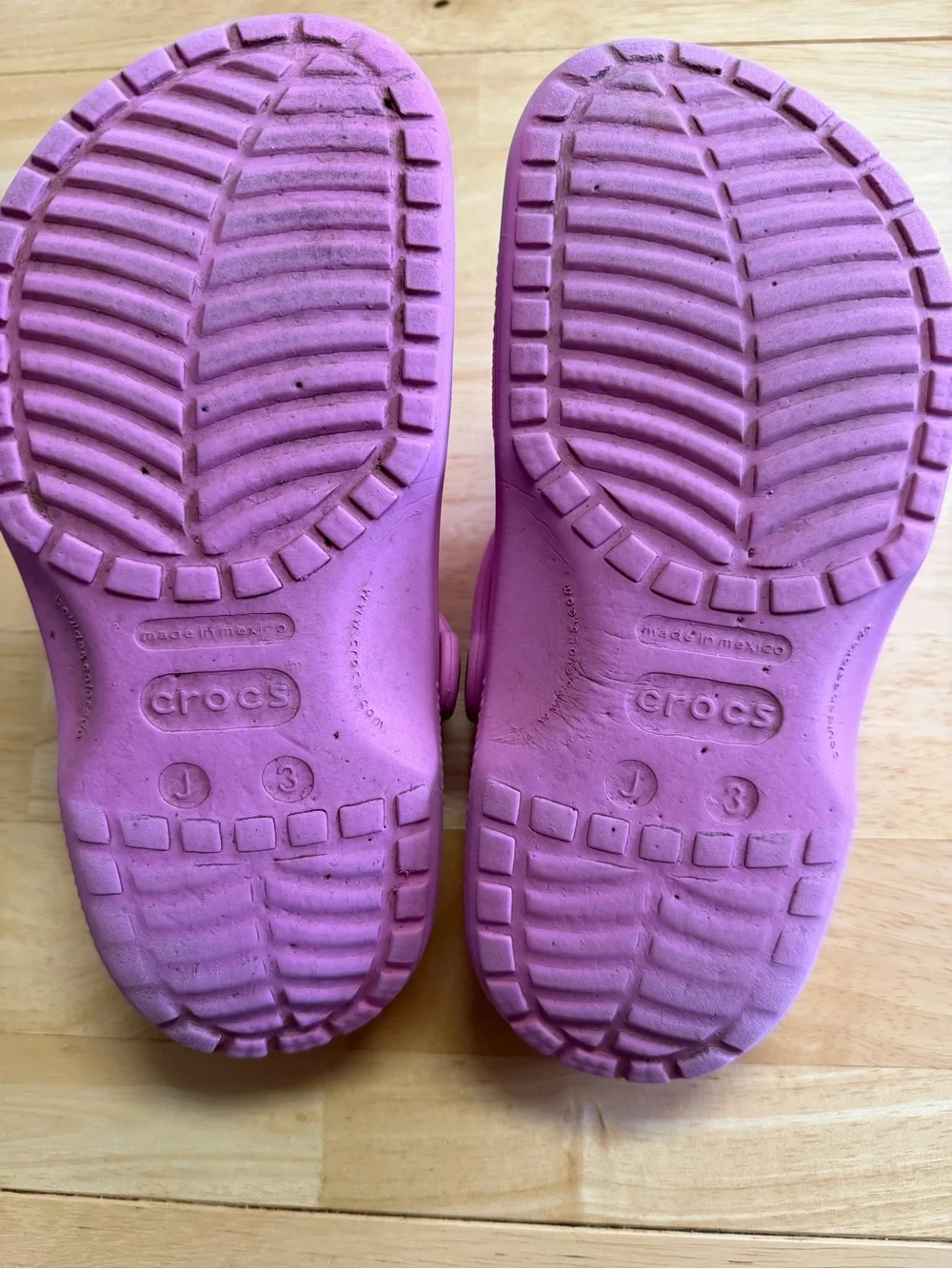 CROCS Kids Classic Clog  - pink - girls size 3